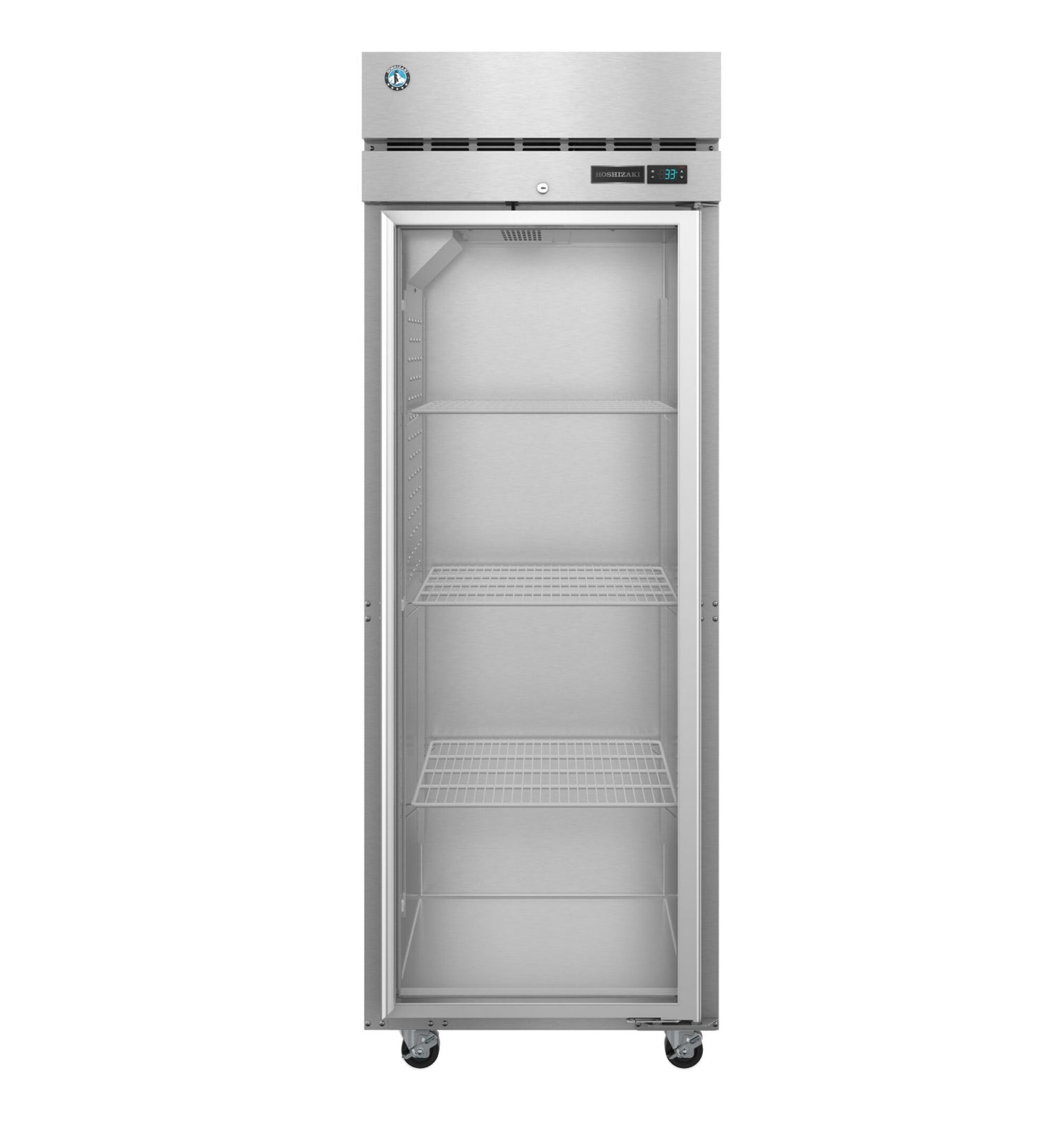 Hoshizaki R1A-FG 23.1 cu ft 1-Section Full Glass Door Reach-In Refrigerator