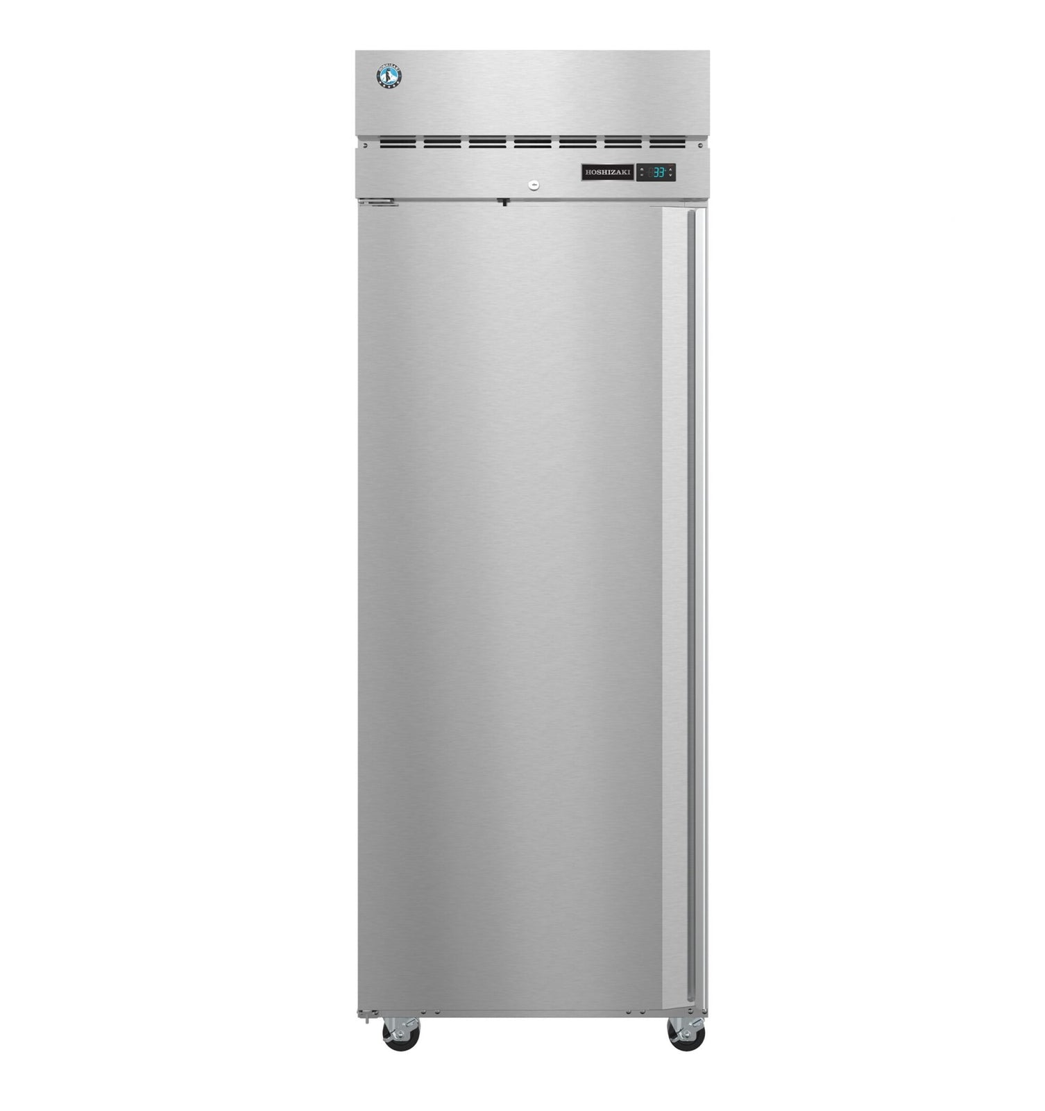 Hoshizaki R1A-FSL 23.1 cu. ft. Stainless Steel 1-Section Reach-In Refrigerator with 1 Full-Height Door - Left Hinge