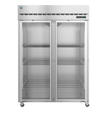 Hoshizaki R2A-FG 50.37 cu ft 2-Section Full Glass Door Reach-In Refrigerator
