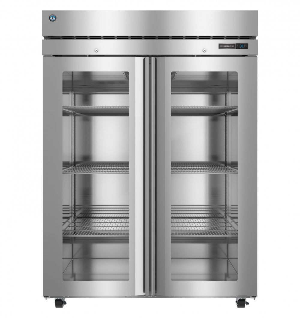 Hoshizaki R2A-FGE 50.37 cu ft 2-Section Full Glass Door Reach-In Refrigerator