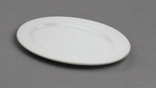 11¾″ × 7⅞″ White Porcelain Oval Plate