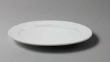 OVAL PLATE PORC 11-3/4"x7-7/8" (WT)