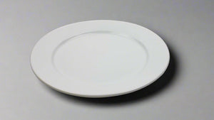 PLATE PORC 11-1/4"D  (WT)