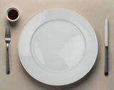 PLATE PORC 11-1/4"D  (WT)