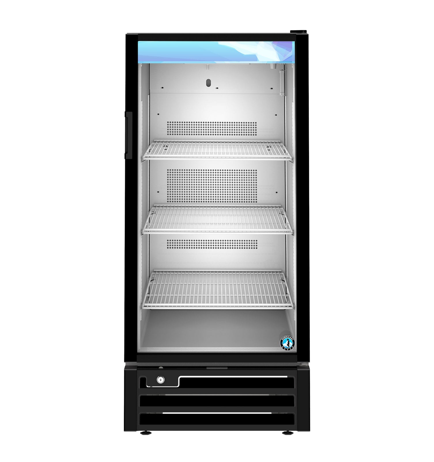 Hoshizaki RM-10-HC-BLK 25" Black Glass Door Merchandiser Refrigerator