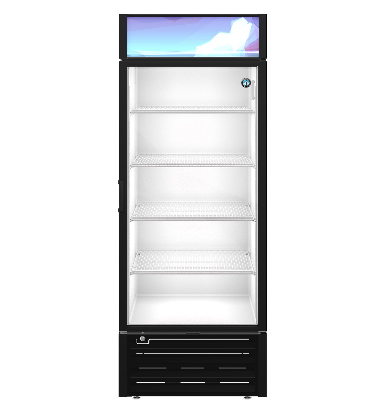 Hoshizaki RM-26-HC-BLK 29.75" Black Glass Door Merchandiser Refrigerator