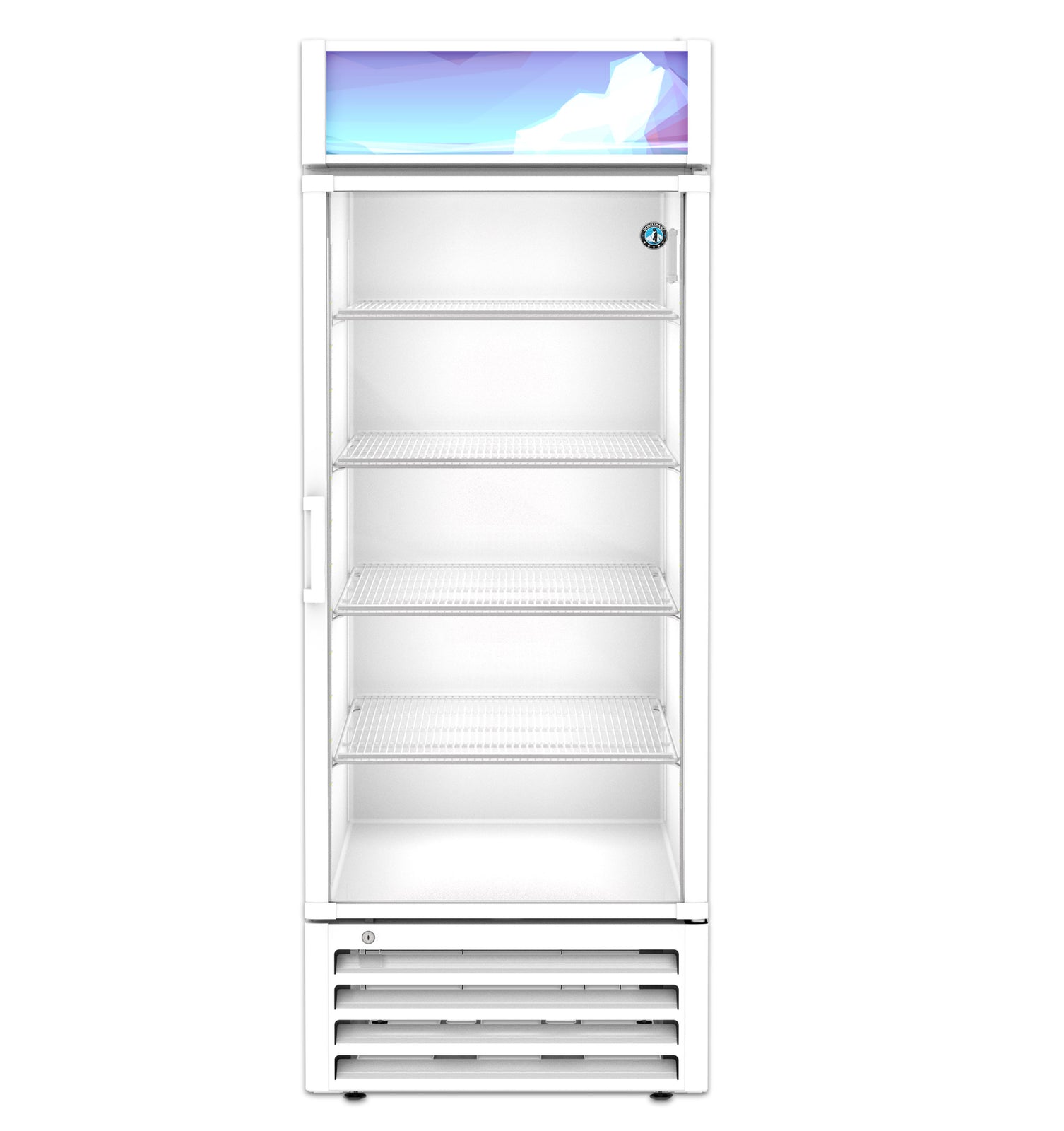 Hoshizaki RM-26-HC-WHT 29.75" White Glass Door Merchandiser Refrigerator