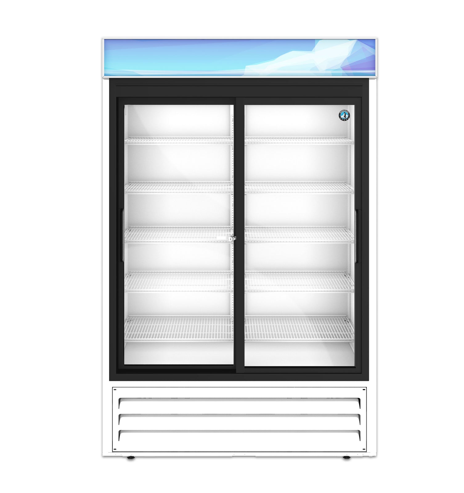 Hoshizaki RM-45-SD-HC-WHT 51" White Sliding Glass Door Merchandiser Refrigerator
