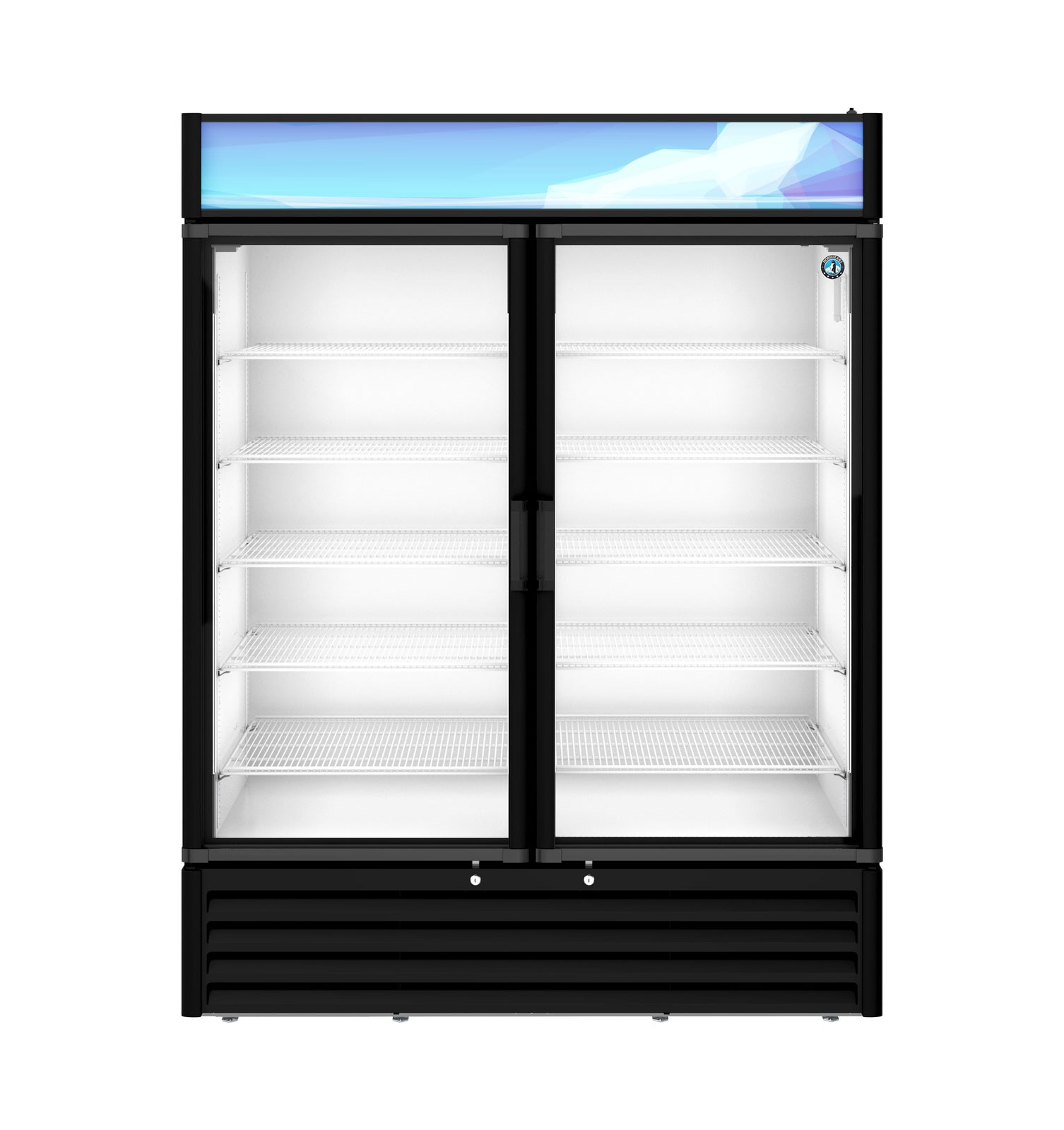Hoshizaki RM-49-HC-BLK 60" Black Glass Door Merchandiser Refrigerator