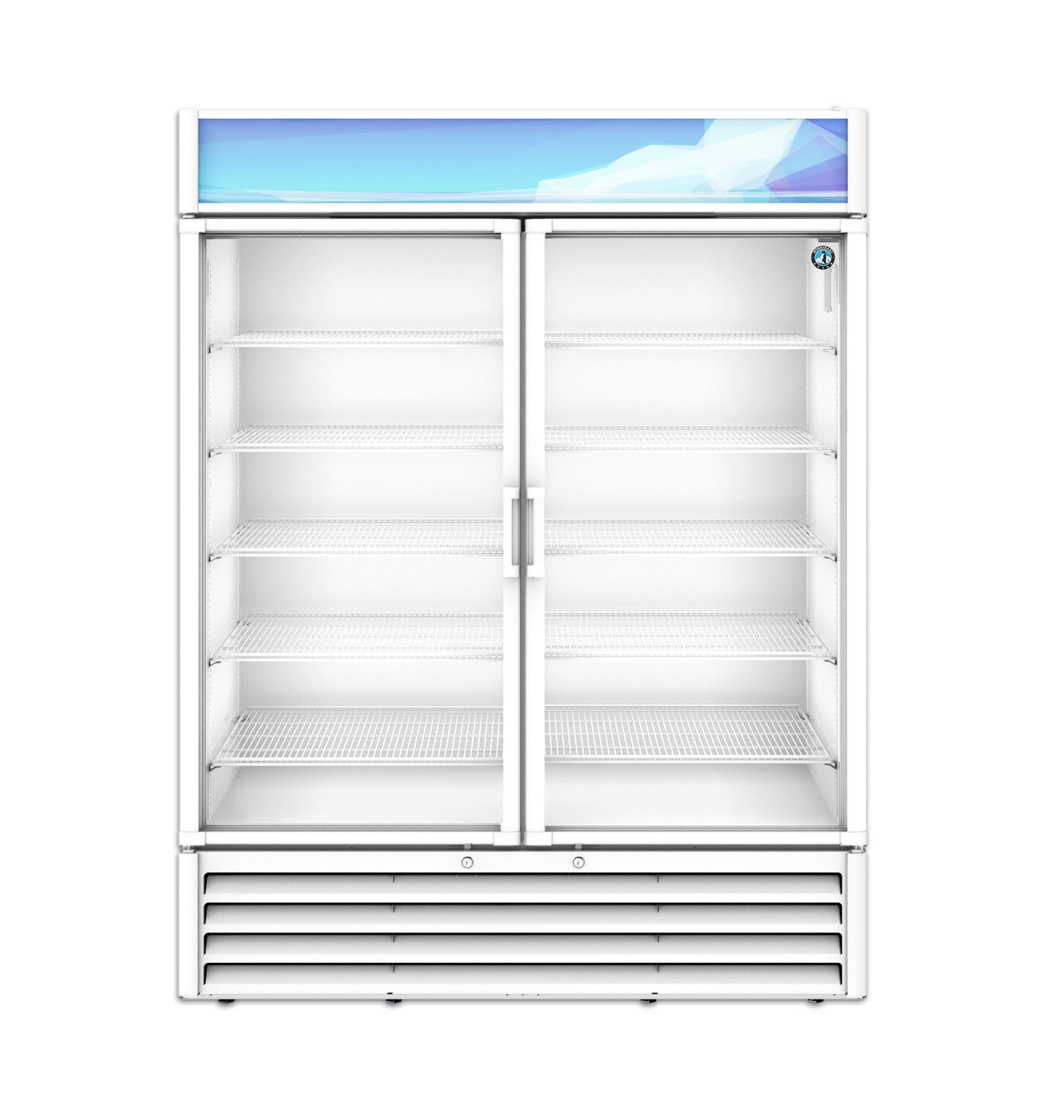 Hoshizaki RM-49-HC-WHT 60" White Glass Door Merchandiser Refrigerator