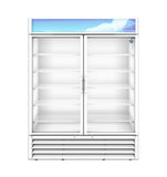 Hoshizaki RM-49-HC-WHT 60" White Glass Door Merchandiser Refrigerator