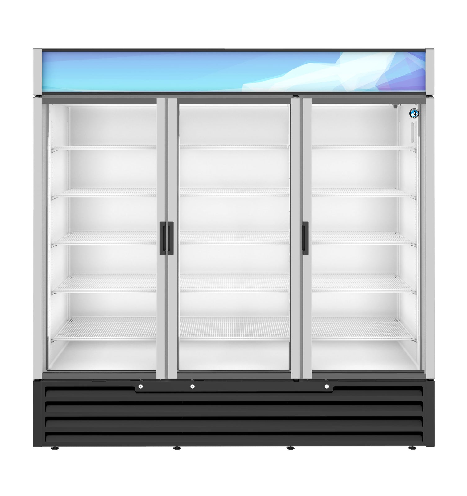 Hoshizaki RM-65-HC 78" Silver Glass Door Merchandiser Refrigerator
