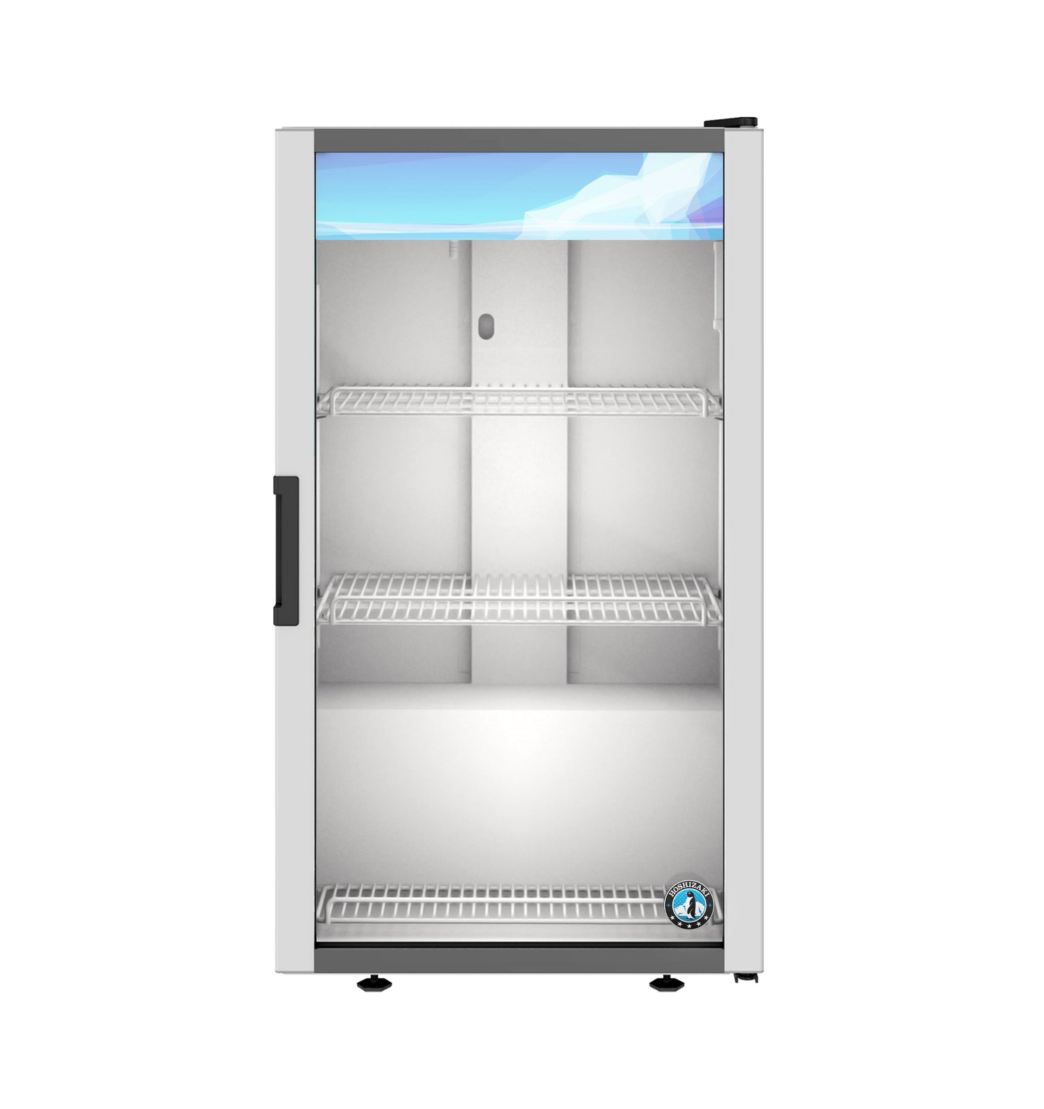 Hoshizaki RM-7-HC 21" Silver Glass Door Countertop Merchandiser Refrigerator