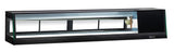 Turbo Air SAS-70R-N refrigerated sushi display case with empty interior and right-side condenser