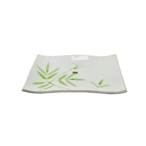 Rectangular Porcelain Platter, 13.25"x9.25"x1.5"H White
