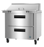 Hoshizaki SR36B-15MD2 36" 2-Drawer Mega Top Prep Refrigerator