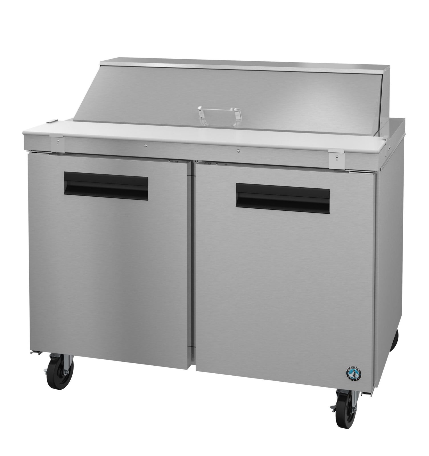 Hoshizaki SR48B-12 48" 12-Pan Stainless Steel Sandwich Prep Refrigerator