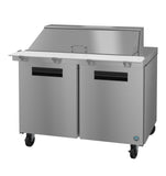 Hoshizaki SR48B-18M 48" 18-Pan Stainless Steel Mega Top Prep Refrigerator