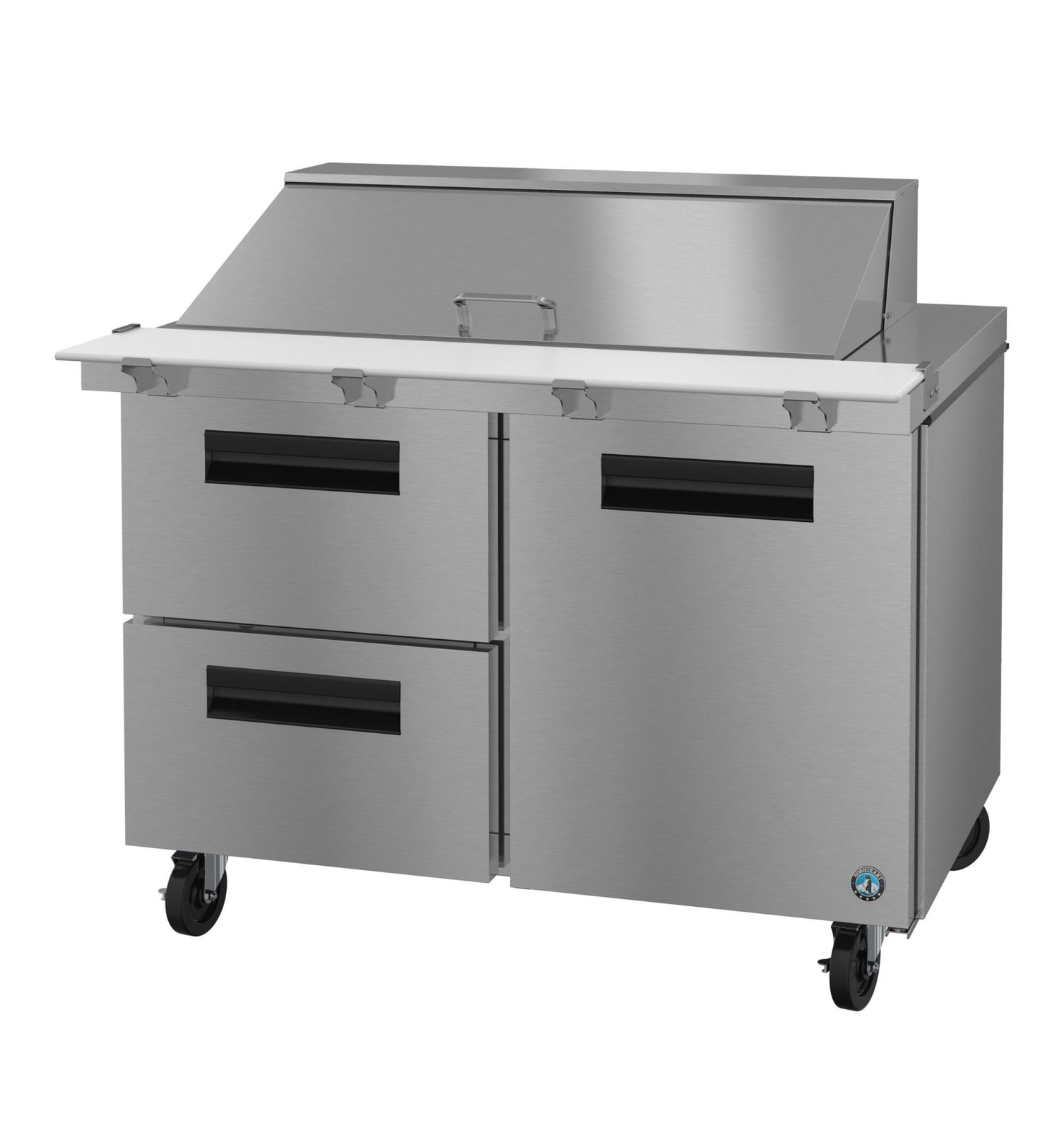 Hoshizaki SR48B-18MD2 48" 18-Pan 2-Drawer/1-Door Mega Top Prep Refrigerator