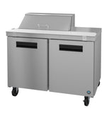Hoshizaki SR48B-8 48" 8-Pan Stainless Steel Sandwich Prep Refrigerator
