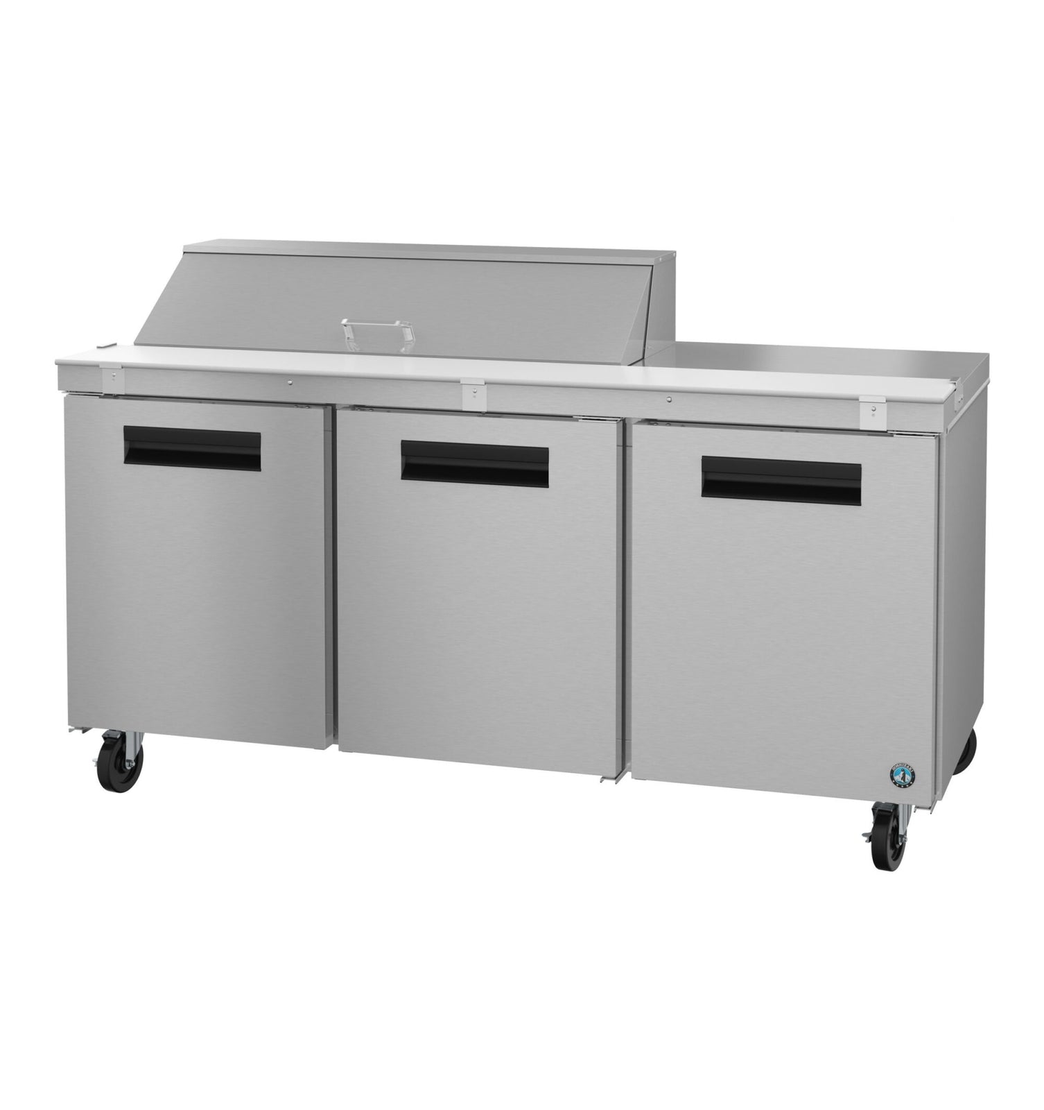 Hoshizaki SR72B-12 72" 12-Pan Stainless Steel Sandwich Prep Refrigerator