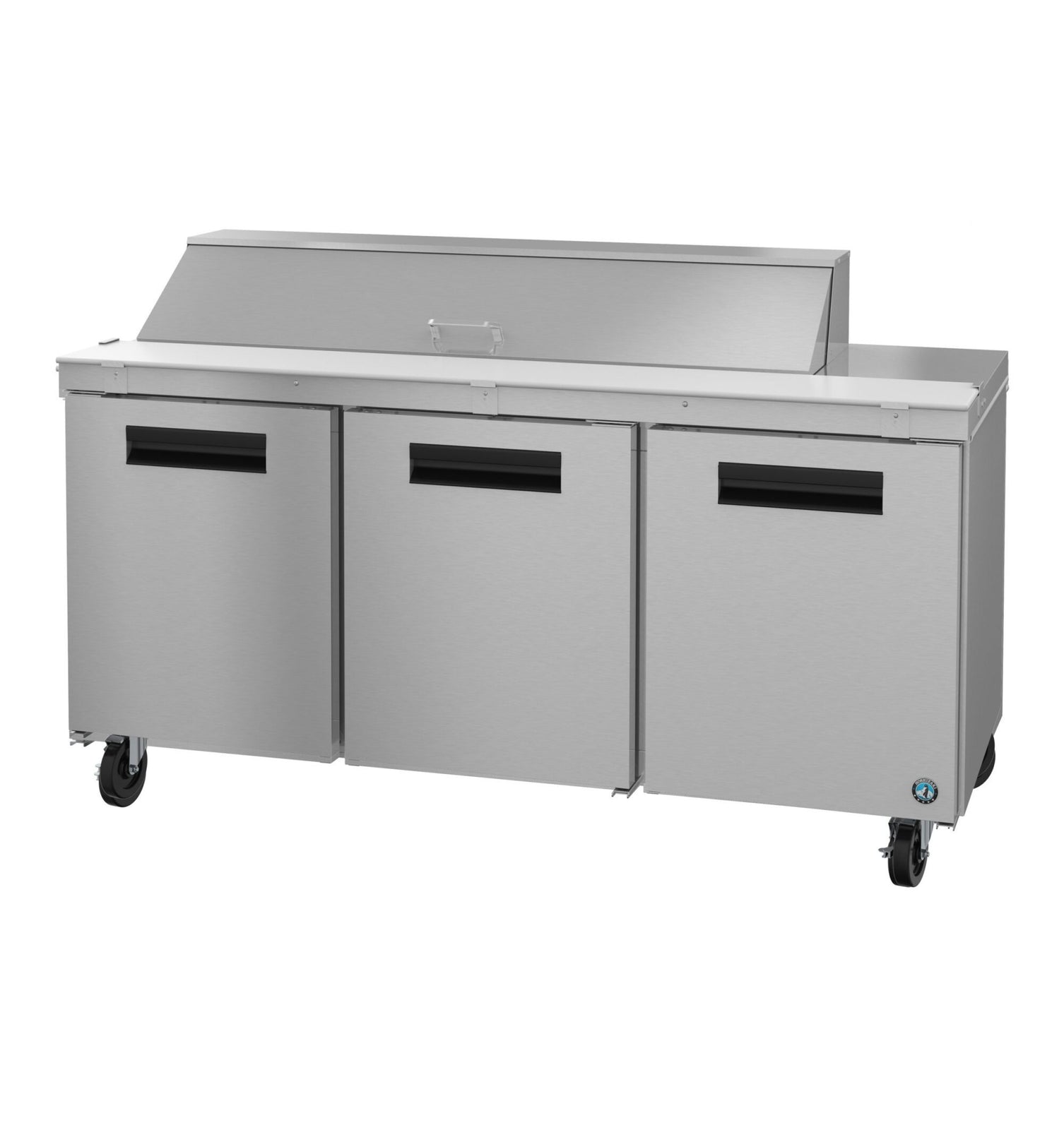 Hoshizaki SR72B-16 72" 16-Pan Stainless Steel Sandwich Prep Refrigerator