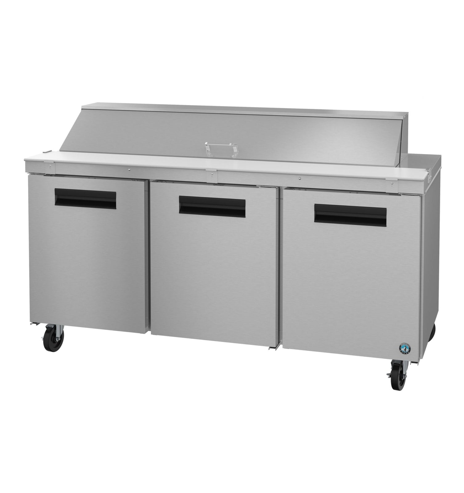 Hoshizaki SR72B-18 72" 18-Pan Stainless Steel Sandwich Prep Refrigerator