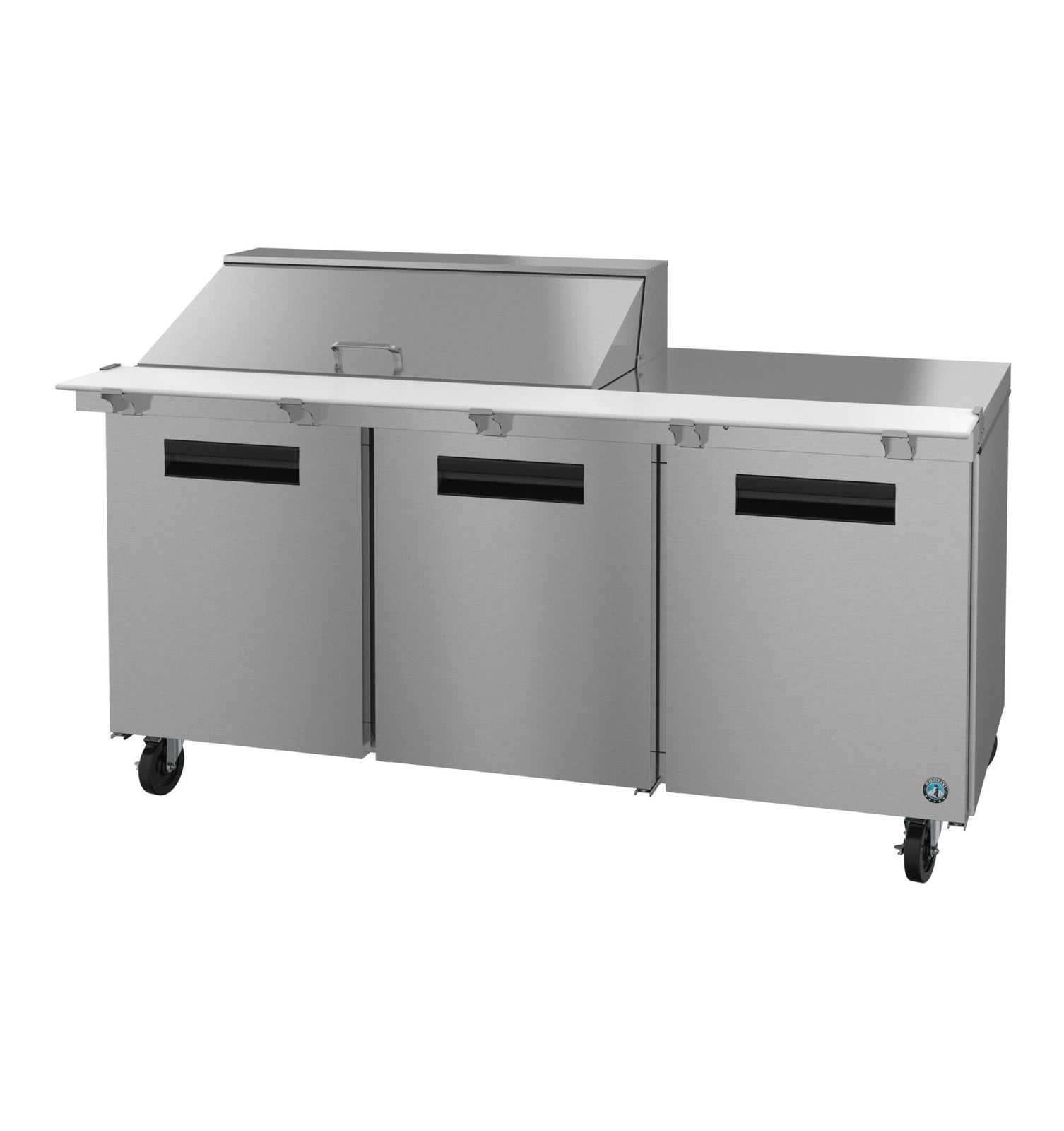 Hoshizaki SR72B-18M 72" 18-Pan Stainless Steel Mega Top Prep Refrigerator
