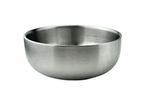 Satin Stainless Steel Dessert Bowl (Vacuum), 5.11"Dx2"H