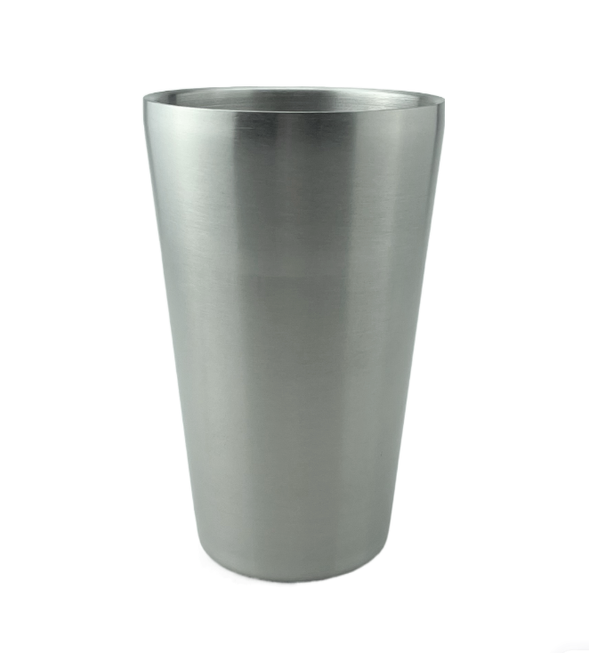 Satin Stainless Steel Water Cup 16oz, 8.7cmD*14.2cmH (Vacuum)