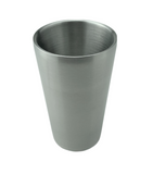 Satin Stainless Steel Water Cup 16oz, 8.7cmD*14.2cmH (Vacuum)