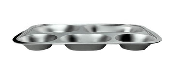 Satin Stainless Steel Lunch Tray, 11-3/4"*9"
