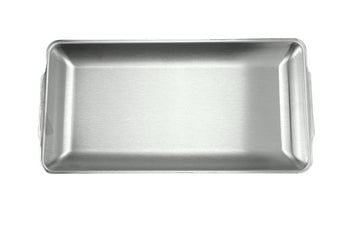 Satin Stainless Steel Rectangular Plate, 12-1/2*6-3/8"