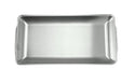 12½″ × 6⅜″ Satin Stainless Steel Rectangular Plate
