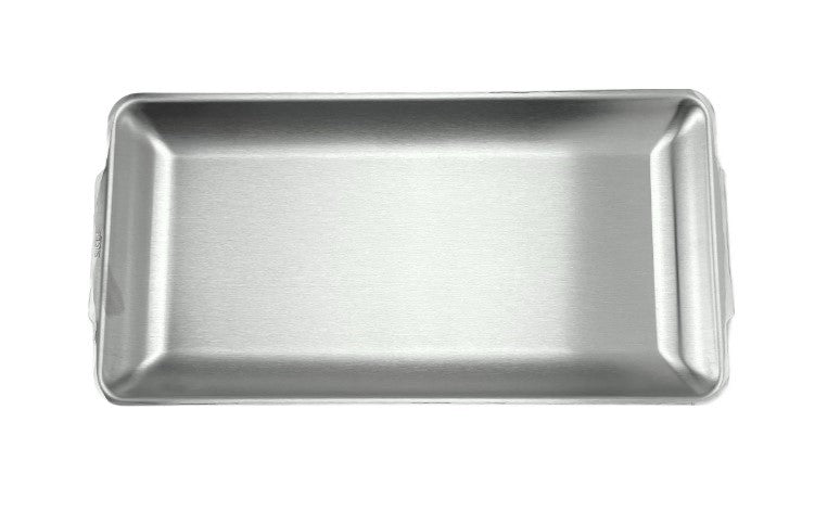 Satin Stainless Steel Rectangular Plate, 12-1/2*6-3/8"
