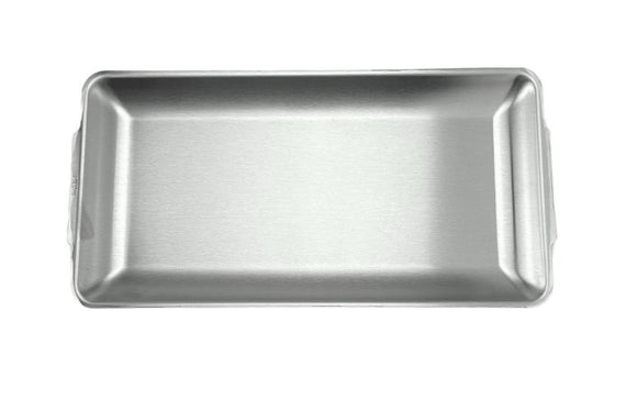 Satin Stainless Steel Rectangular Plate, 12-1/2*6-3/8
