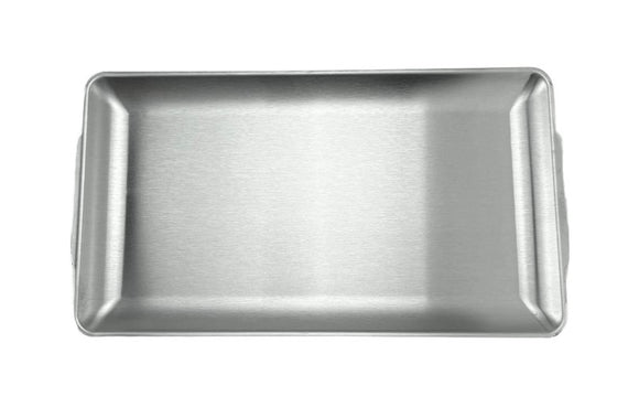 Satin Stainless Steel Rectangular Plate, 14-1/8*7-5/8