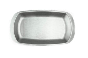 Satin Stainless Steel Rectangular Plate, 9-1/4"*5-3/8"