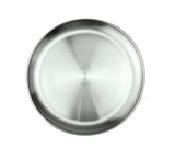Satin Stainless Steel Round Plate, 10-1/4"
