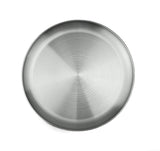 Satin Stainless Steel Round Plate, 11-3/4"