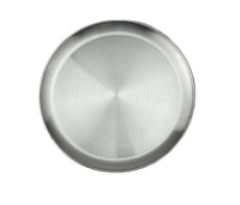 13″ Satin Stainless Steel Round Plate