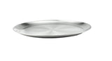 Satin Stainless Steel Round Plate, 13"