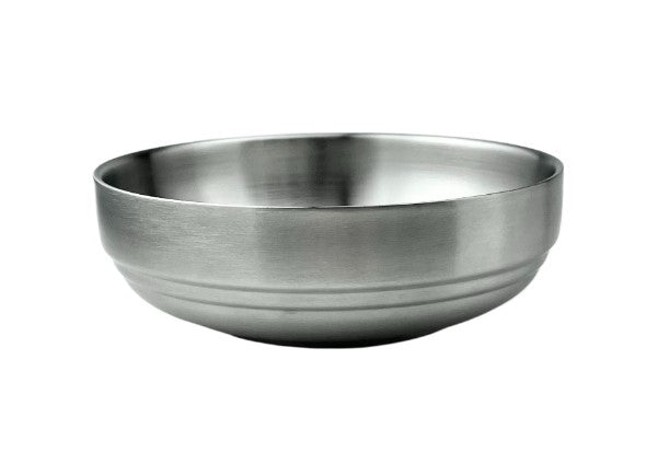 Satin Shallow Round Bowl (Double Vacuum), 4-3/8"D