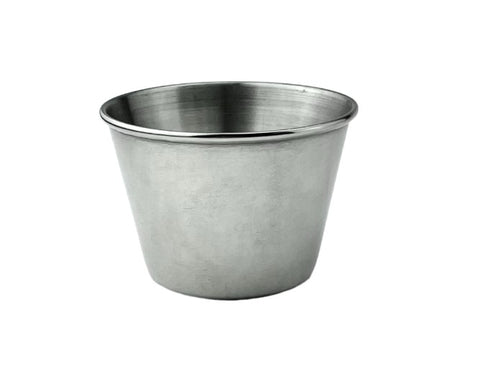 Satin Stainless Steel Sauce Bowl Round 2-3/8"D