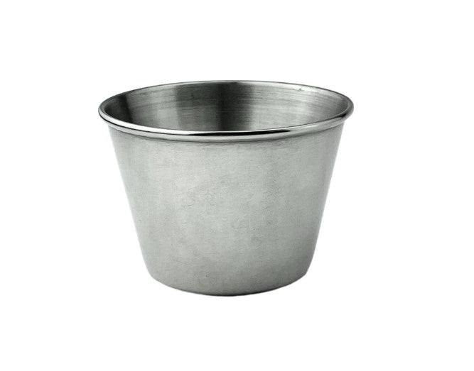 Satin Stainless Steel Sauce Bowl Round 2-3/8"D