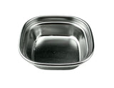 Satin Stainless Steel Sauce Plate Sanding, 3-1/8*3-1/16"D