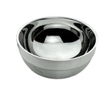 Satin Stainless Steel Soup Bowl, 5.10"D*2"H (Vacuum)