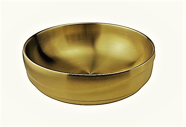 Titanium Round Bowl (Double Vacuum), 7.6"D*3.15"H