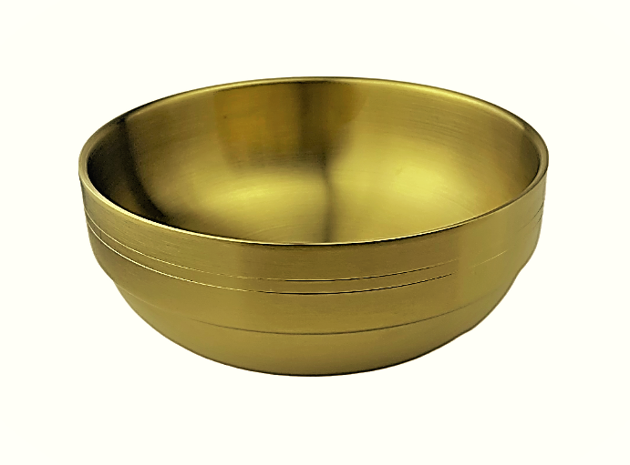 Titanium Round Bowl (Double Vacuum), 7"D*2.95"H