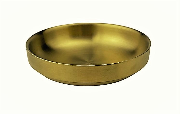 Titanium Shallow Round Bowl (Double Vacuum), 3-1/2"D